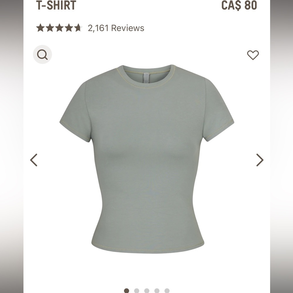 SKIMS cotton jersey t-shirt